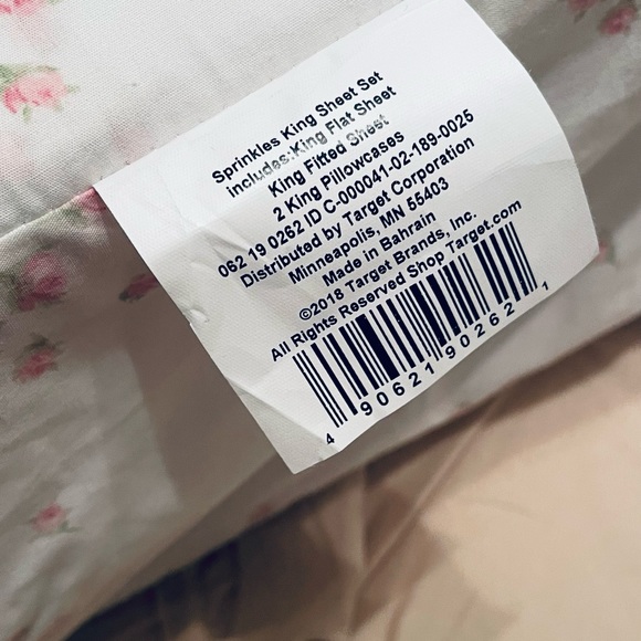 Rachel Ashwell Simply Shabby Chic ~KING ~ Sheet Set Vtg.Cottage White Floral - Picture 6 of 7